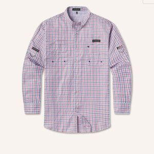 Southern Marsh Men's Harbor Cay Fishing Shirt Size Small EUC‎